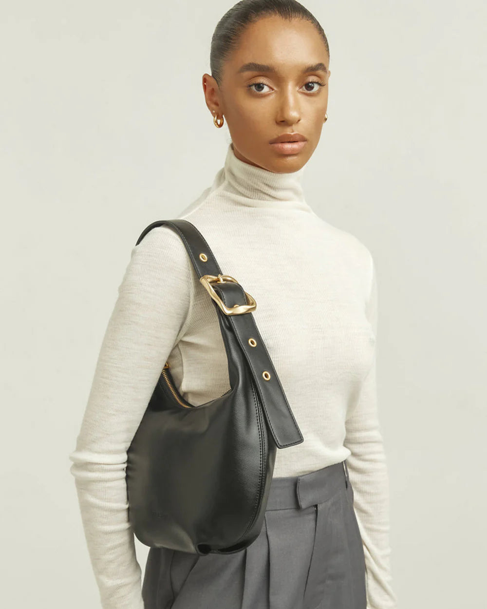 EVERYDAY CROISSANT BAG | BLACK