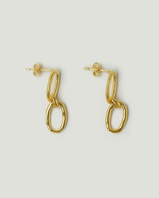 LINK CHAIN STUD EARRINGS