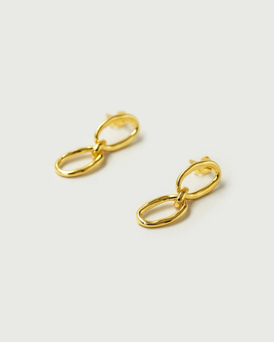 LINK CHAIN STUD EARRINGS