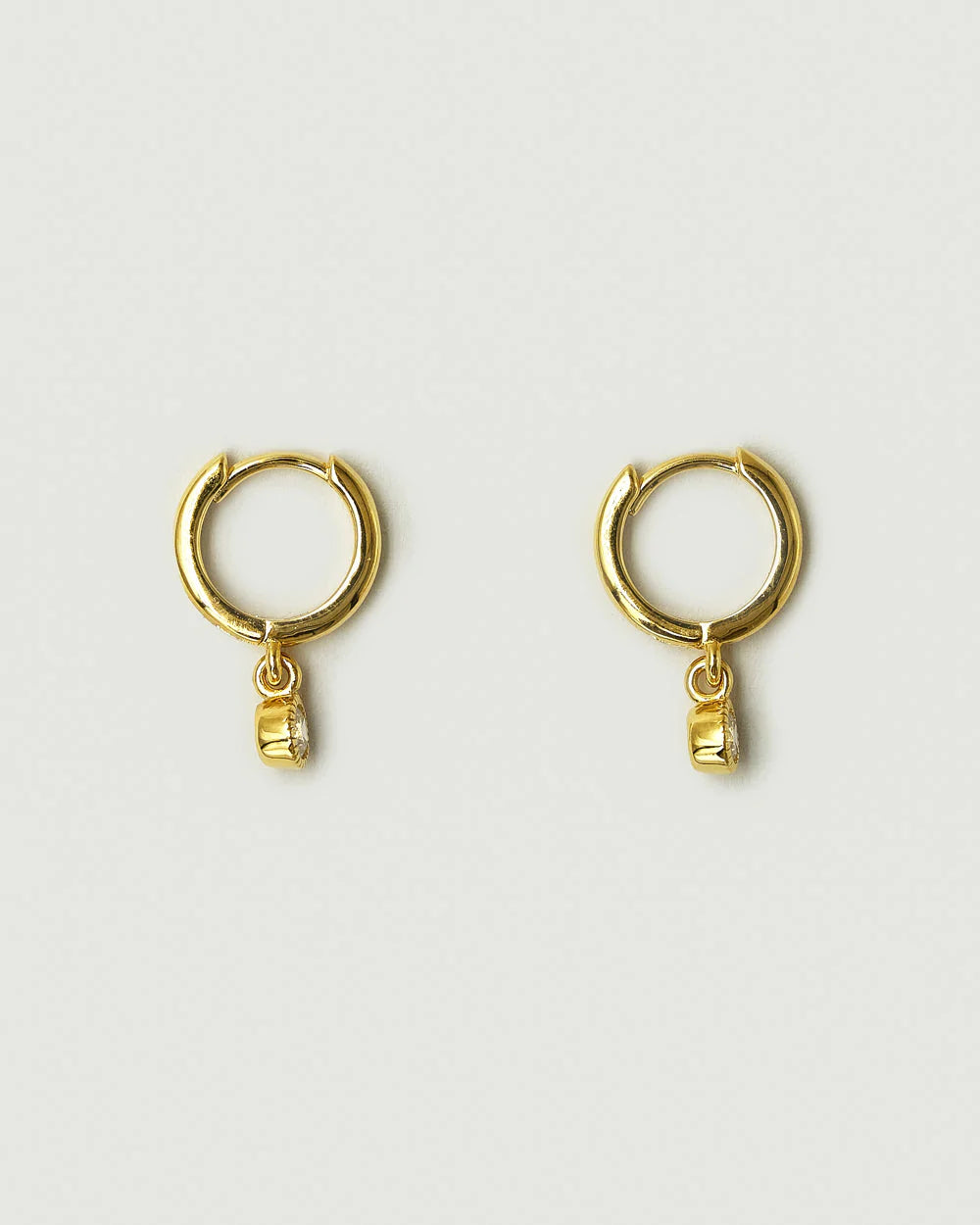 925 REDONDO DROP SLEEPERS CLEAR | GOLD