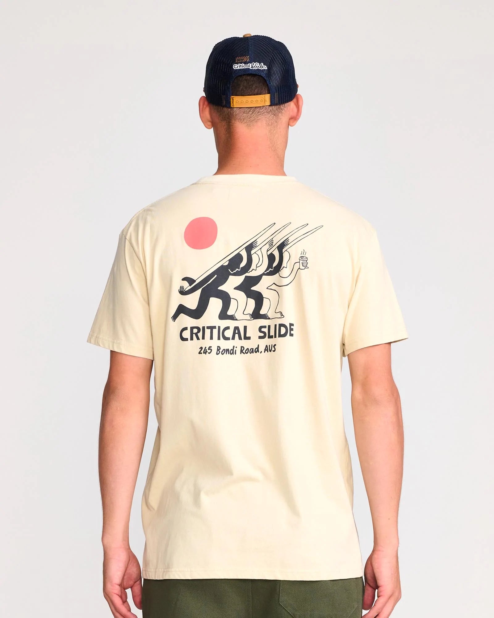 SUN SALUTE TEE | SAND